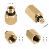 High Pressure Oil Pump IPR Valve Air Test & Oil Rail Adapters Leak for Ford 6.0L